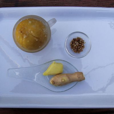 D'après vous, à quoi ont bien pu me servir ces trois aliments ?