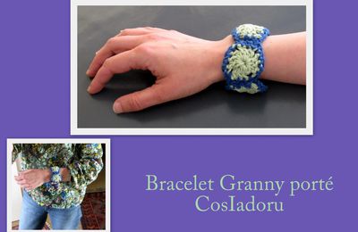 Bracelet granny porté