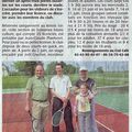 Activités de la section Tennis