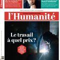 l'humanité du 31 mars 2020