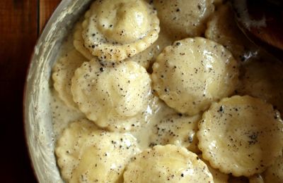 C’est lundi c’est raviolis – Raviolis à la ricotta et à la truffe 