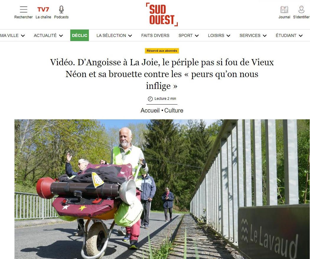 de l'angoisse à la joie.