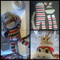 Recycler des chaussettes en doudou singe ! 