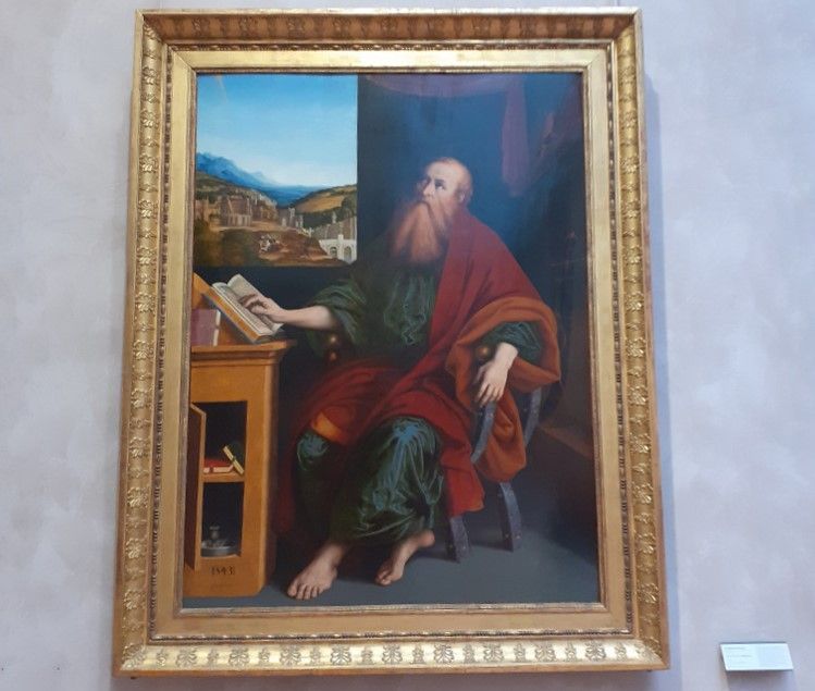 m20St Paul en méditation 1543 Gaudenzio Ferrari