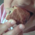 Ma fifille qui dévore mes chocolatine!!!Elle