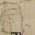 Plan du secteur de la rue Tanesse en 1786