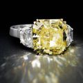 Two fancy coloured diamonds sold @ Bonhams