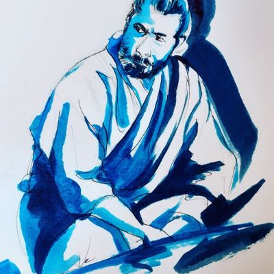 Toshiro Mifune dans un film d'Akira Kurosawa