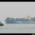 Le cargo maersk Serangoon au Havre