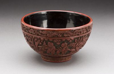 Bowl (Wan) with Children at Play and Dragons, Jiajing mark and period (1522-1566)