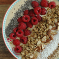 Smoothie bowl et petit suisse