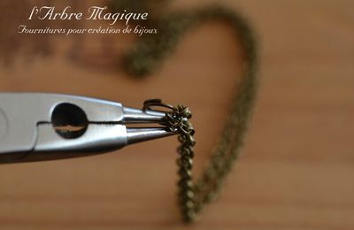 DIY Petit collier et son cabochon :) à gagner !