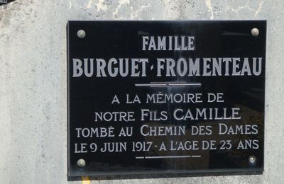 BURGUET Camille Luc (Oulches) + 09/06/1917 Aizy (02)