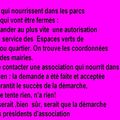 [GRIF' Informe] Pour celles et ceux qui nourrissent dans les parcs et jardins