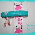 Barrette chaton Turquoise