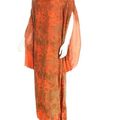 A Maria Gallenga gothic-stencilled tabard dress, mid 1920s