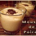 Mousse légère aux poires