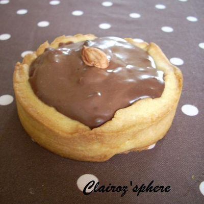 Tartelettes au chocolat-noisette