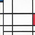 Composition en rouge, bleu et blanc II (1937) - Piet Mondrian