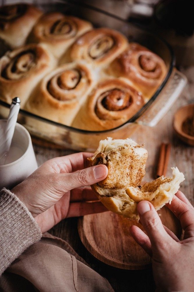 cinnamon rolls, roulés à la cannelle briochés, glacage royal, recette automne, facile, brioche à la cannelle
