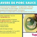 Travers de porc sauce barbecue