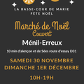 Marché de NOEL à Ménil-Erreux