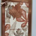 Carte mobile Bouquet de feuilles et gland