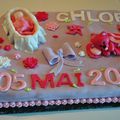 62 - 04-05-13 : Gâteau baptême Chloe