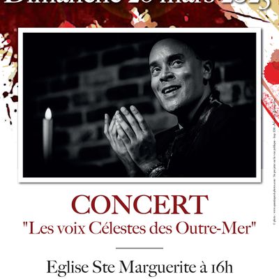 affiche du concert du 26 mars à Cerdon 45620