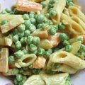 curry de penne aux petits légumes