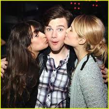 LEA MICHELE/CHRIS COLFER ET DIANNA AGRON 