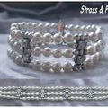 Bracelet Strass & Pearls