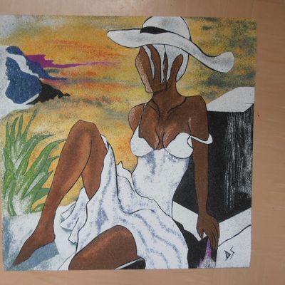 Tableau de sable coloré FAREL