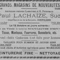 Correspondance miliaires - La libération des amnistiés - Ansac - Chirac - Publicité à Confolens.