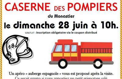 28.06.2015 - Visite Caserne Pompiers Monastier