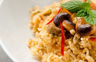 Biryani de poulet et boeuf au rice cooker