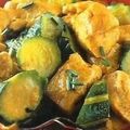 Blancs de poulet aux courgettes et au safran