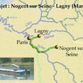 Transport de sable de Nogent sur Seine à Lagny sur Marne