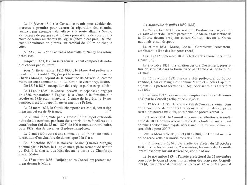 Histoire de Maxéville par André Vautrin 