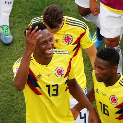 La Colombie pour soigner les bobos de Yerry Mina, défenseur afrodescendant du FC Barcelone