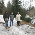 Kévin, Lydia, Mamy et Dominique dans les Vosges