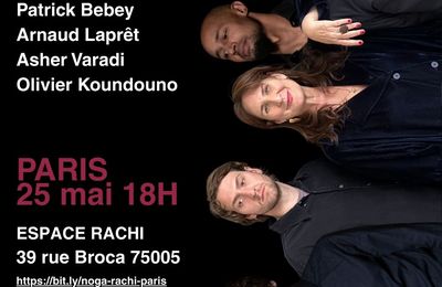 Noga arrive à Paris en concert surpise à l'Espace Rachi le 25 mai 2025