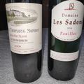 Saint Emilion : Troplong Mondot 2000; Pauillac : Domaine Les Sadons 2014