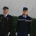 LE COMMANDANT SEBASTIEN SALVADOR A INSPECTE LA GENDARMERIE DE VILLENEUVE 