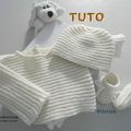 FICHE TRICOT BEBE, tuto bb, modèle layette à tricoter, explications en pdf