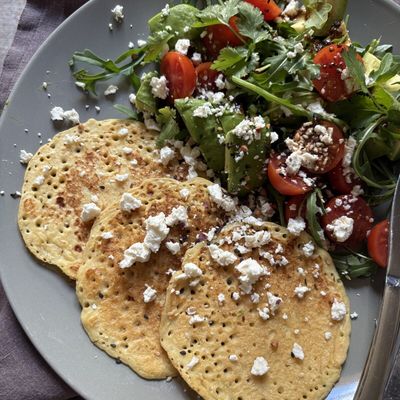 Pancakes vegan protéinés 