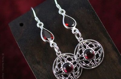 boucles d'oreilles celtiques/entrelacs