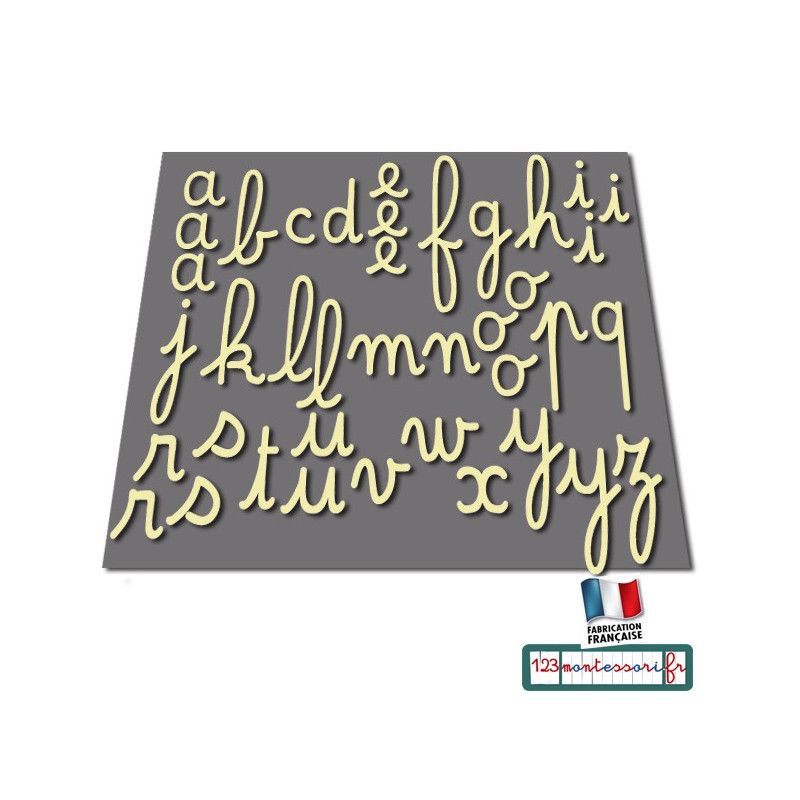 Grand alphabet Montessori fabriqué en France