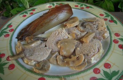 Filet mignon aux champignons 