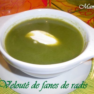 Velouté aux fanes de radis